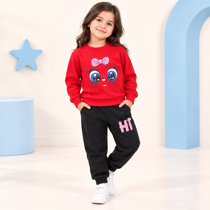 Cute Red Girl Two-Pack