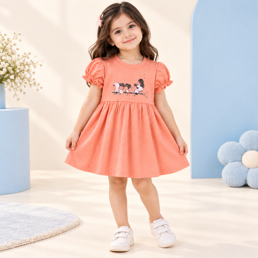 Peach Frock