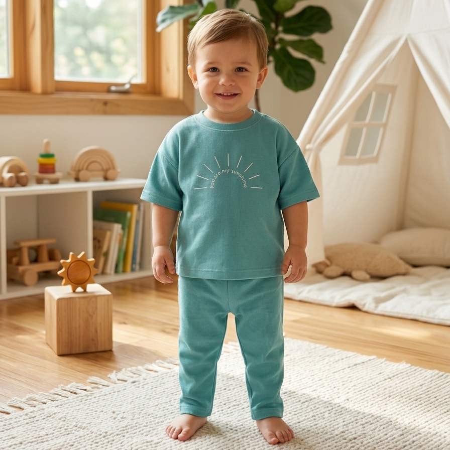 Baby & Toddler Sunshine Set – Two-Pack Cotton Outfit