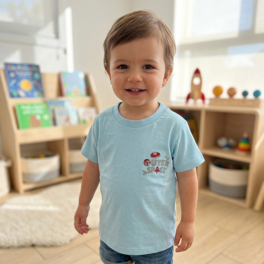 Baby & Toddler Outer Space T-Shirt – Soft Cotton Kids Tee