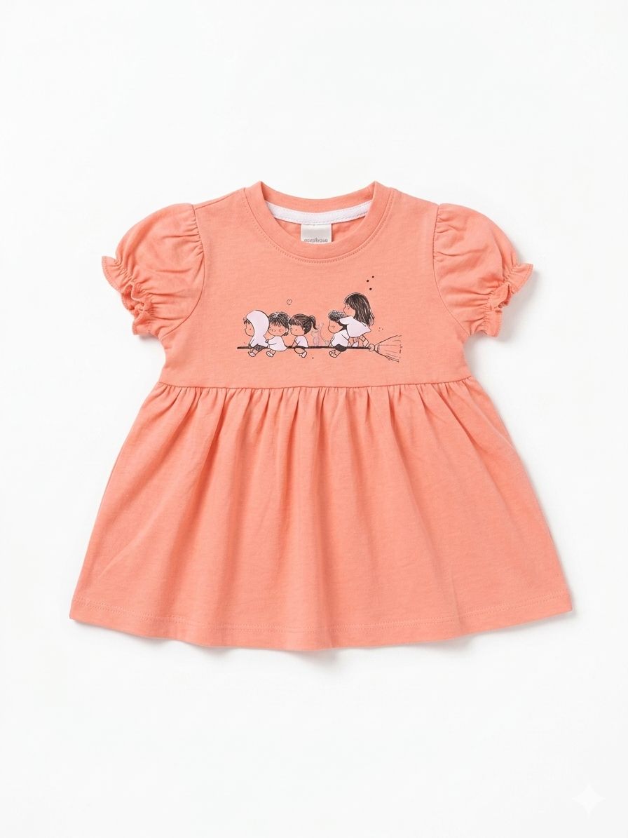 Infant Peach Frock